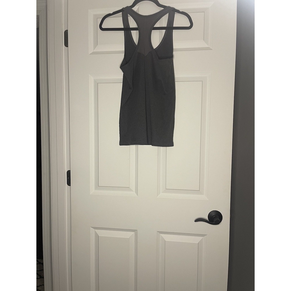 Under Armour Heat Gear Fitted Athletic Tank Top Large Charcoal - Picture 2 of 2